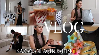 TATİL ALIŞVERİŞİM🔥KOLTUĞUM HAKKINDAKİ GERÇEKLER, RUTİN TEMİZLİK🧼ŞALLARI KİM KAZANDI😍 - VLOG