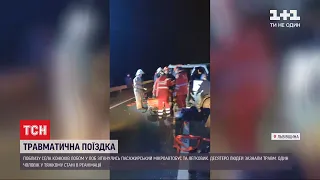 На трасі "Київ-Чоп" сталась масштабна ДТП – 4 потерпілих діставали з автівок спецобладнанням