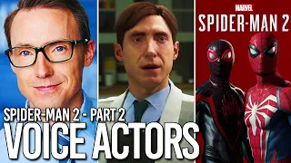 MARVEL'S SPIDER-MAN 2 (2023) Voice Actors! - Part 2