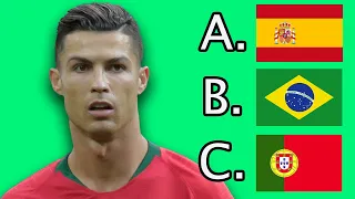 Can You Guess Footballer Country? (Football Quiz)