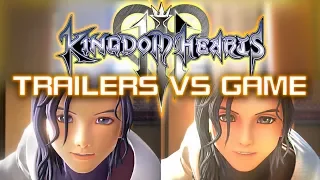 Kingdom Hearts 3 - GRAPHICS COMPARISON || Almost All Trailers VS Final Game Cutscenes