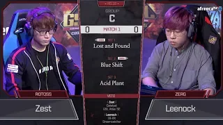 [2018 GSL Season 3] Code S Ro.16 Group C Match1 Zest vs Leenock