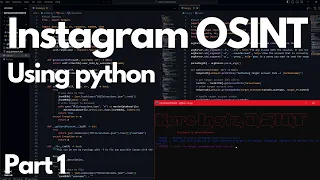 Instagram OSINT tool | pt.1