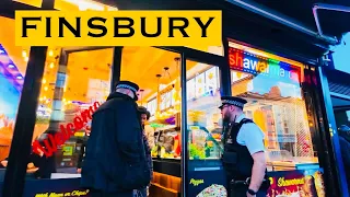 WHOLE POLICE SQUAD CAME TO THE HOOD FOR THIS… 😱  | FINSBURY | LONDON