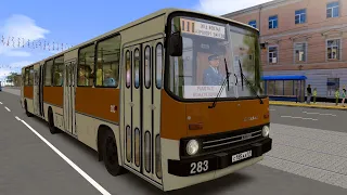 Tver bus 111 to Zmeevo airport (episode) OMSI 2 IKARUS 280