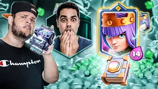 Clash Royale: GEMEI NA CONTA E ELE NÃO ACREDITOU! ‹ EduKof Games ›