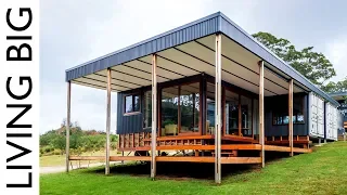 Shipping Container Home Designed For Sustainable Family Living