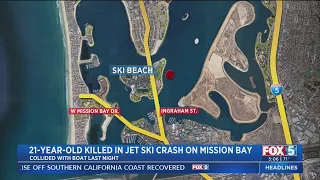 Man, 21, Dies After Jet Ski Crash In Mission Bay