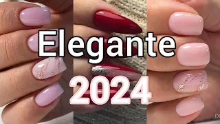 UÑAS ELEGANTES 2024 💅😍 DISEÑOS BONITOS PARA UÑAS ELEGANTES