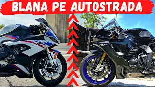 Plimbare cu motocicletele BMW S1000RR vs YAMAHA R1M