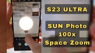 S23 Ultra SUN Photo | 100x Space Zoom | #shorts