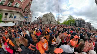 This is Amsterdam during King's Day