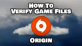 How To Verify Games File In Origin