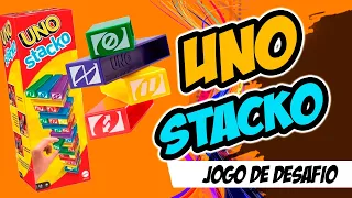 UNO STACKO - JOGO DE DESAFIO - COMO QUE JOGA