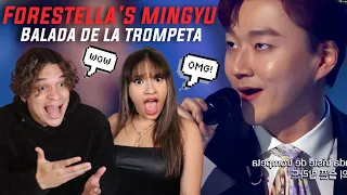 HE'S PERFECT! Latinos React to Forestella's Cho Mingyu - Balada De La Trompeta