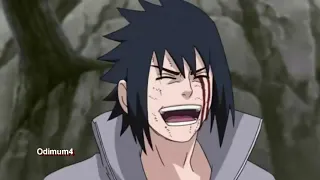 Sasuke psycho laugh but kira