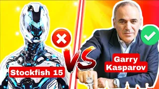 Garry Kasparov challenged Stockfish 15 | Garry Kasparov vs stockfish | Stokfish | chess clips