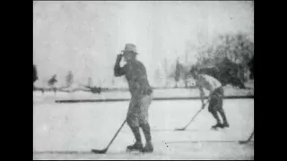 The first hockey footage ever taken