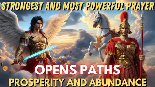 🌟CELESTIAL INVOCATION TO SAINT MICHAEL AND SAINT GEORGE TO OPEN PATHS AND GRANT PROSPERITY💰ABUNDANCE