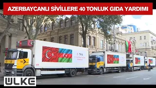 Türk İşbirliği ve Koordinasyon Ajansı'ndan Azerbaycanlı Sivillere 40 Ton Temel Gıda Yardımı