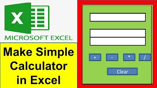 Make a simple calculator in excel |calculator in excel | #msexcel  #excelvba #vba #excelfansonly