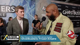 James Acaster At The Red Carpet Premiere Of Ghostbusters Frozen Empire