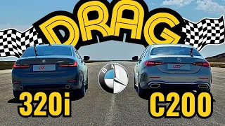 DRAG RACE: C200 4MATIC VS BMW 320i G20 - THE RACE THAT'S BEEN REQUESTED AT MOST