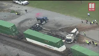 Train derailment in Duluth