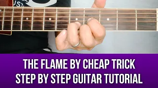 THE FLAME BY CHEAP TRICK STEP BY STEP GUITAR TUTORIAL BY PARENG MIKE