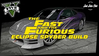 2 Fast 2 Furious | Mitsubishi Eclipse Spyder | GTA V Car Build Tutorial (PENUMBRA FF)