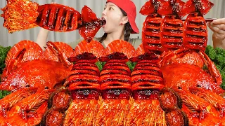 [Mukbang ASMR] Spicy SQUID 🦑 Enoki Mushrooms & Abalone Scallops Crab Seafood Boil Recipe Ssoyoung
