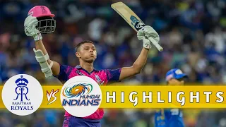 Mumbai Indians vs Rajasthan Royals | IPL 42nd Match Highlights 2023 | Cricket 22 | 30 April