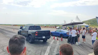 Dodge RAM TRX vs Ford Mustang DRAGRACE