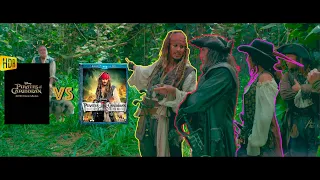▶ Comparison of Pirates of the Caribbean On Stranger Tides 4K (2K DI) HDR10 vs 2011 Edition