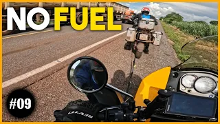 NO Fuel in Brazil- Must tow my motorcycle [S4.Ep.09]-  Latin America on an Old KLR 650