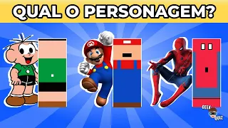 ADIVINHE O PERSONAGEM PELOS BLOCOS - Parte 2 | Teste Seus Conhecimentos