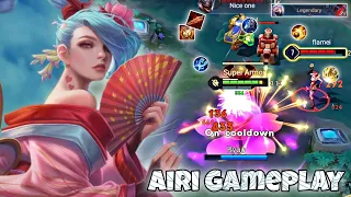 Airi Slayer Lane Pro Gameplay | Gold Medal Late Game Champ | Arena of Valor Liên Quân mobile CoT