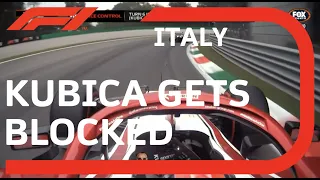 Robert Kubica Gets Blocked