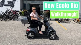 New Ecolo Rio Mobility Scooter Walkaround!