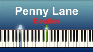 Penny Lane - the Beatles - Piano tutorial