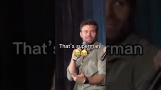 That's superman 😂 #danielgillies#josephmorgan #theoriginals#tvdhumour #interview #shorts