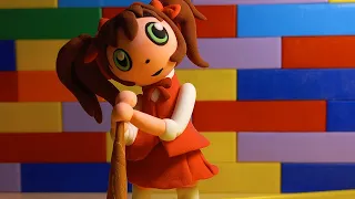 Аки Наруками из пластилина. 💖💛💚💙Лепим Аки из "Misao". Игрушка куколка своими руками.