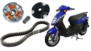 Drive belt and variator replacement on a 50cc Chinese Scooter QMB139 and Gy6