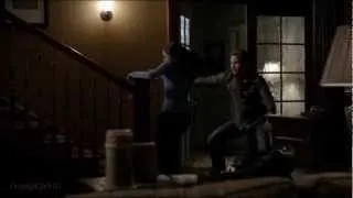 The Vampire Diarie 3x17 Alaric Attacked Meredith Scene.
