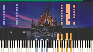 Disney Opening Theme - When You Wish Upon A Star Piano Solo