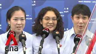 GE2020: WP's He Ting Ru, Raeesah Khan, Jamus Lim thank supporters after winning Sengkang GRC