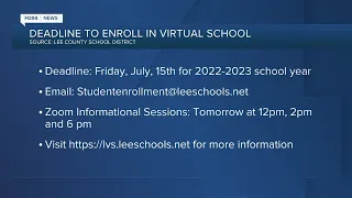 Deadline to enroll in Lee virtual school