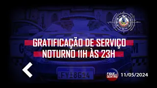 Gratificação de serviço noturno 11h às 23h - Fique por Dentro 11/05/2024 - SindGuardas-SP