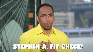 Stephen A. is FEELING his Friday eve fit 🟡 | First Take