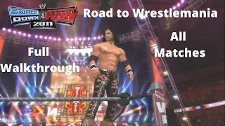 WWE Smackdown vs Raw 2011 - John Morrison's Road to Wrestlemania (Full Walkthrough)